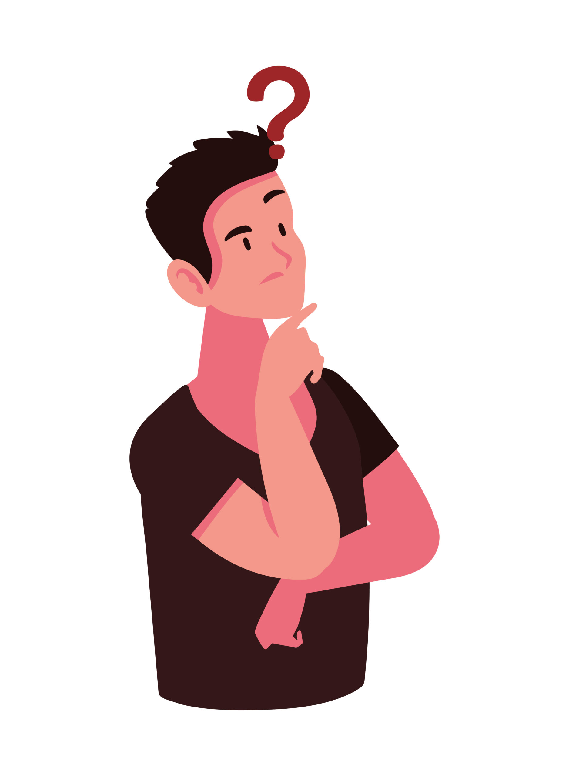 Man Thinking Portrait